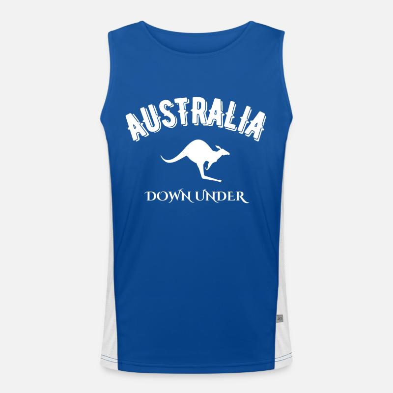 australia down under Men's Functional Contrast Tank Top 