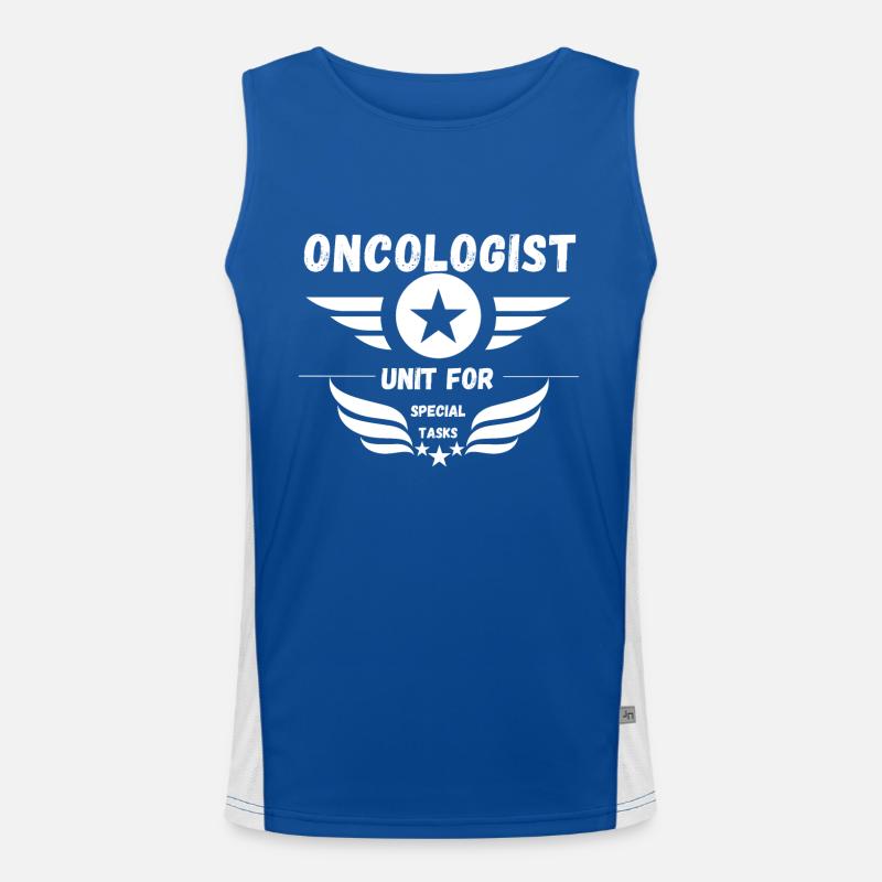 Oncologist Unit for Special Tasks Men's Functional Contrast Tank Top 