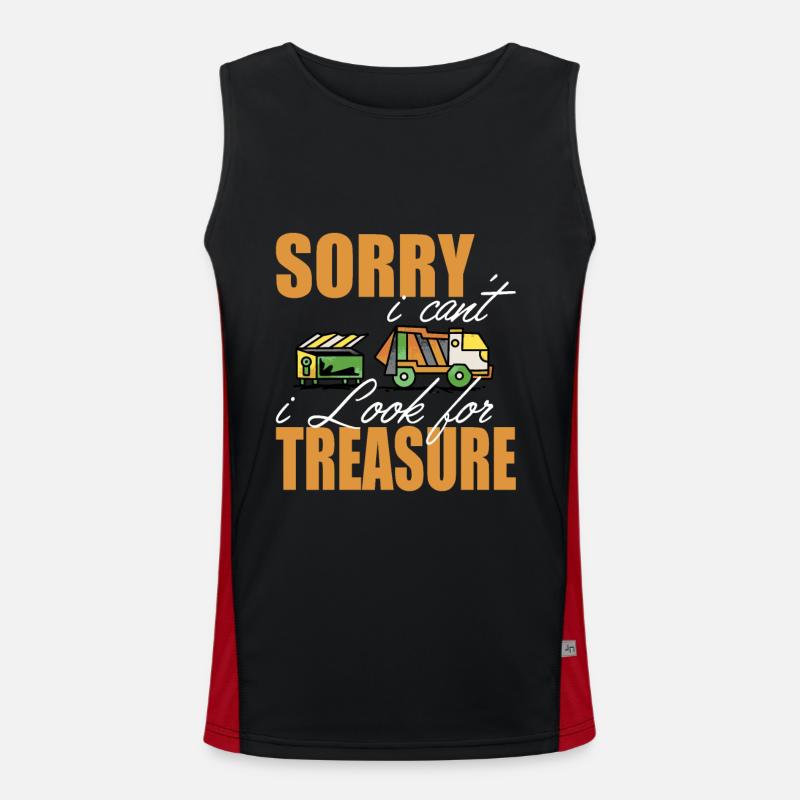 Sorry i can't i look for Treasure garbage Treasure Funktionelles Kontrast-Tank Top für Männer 