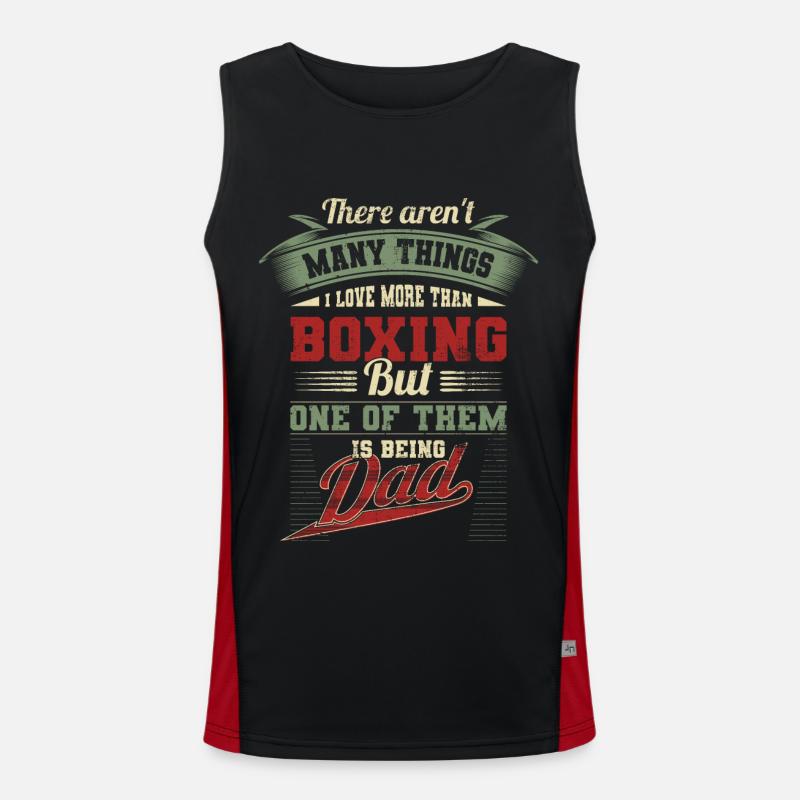 Vatertag Boxen Martial Arts Geburtstag Geschenk Funktionelles Kontrast-Tank Top für Männer 