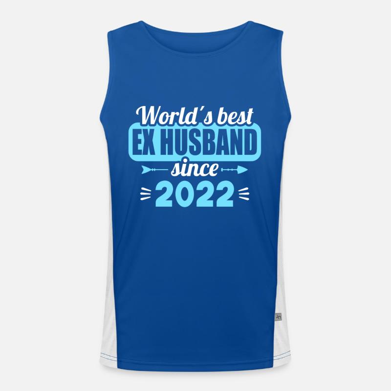 Worlds Bets Ex Husband since 2022 Scheidungs Funktionelles Kontrast-Tank Top für Männer 