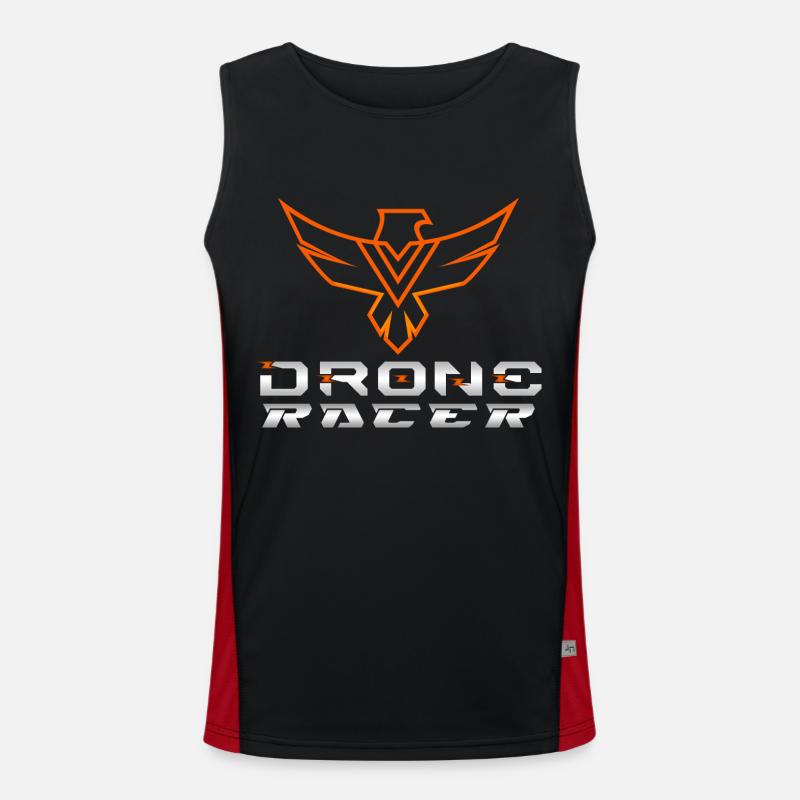 Drone Drones Drone Flight Drone Pilot Débardeur respirant contrasté Homme 