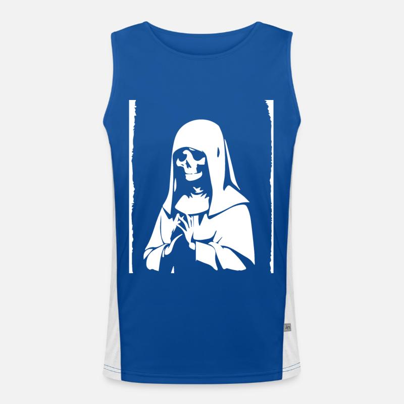 Mysterious Allure Meets Enchanting Darkness in Go Men's Functional Contrast Tank Top 