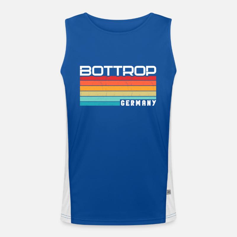 Bottropérine Bottroper Bottrop Débardeur respirant contrasté Homme 