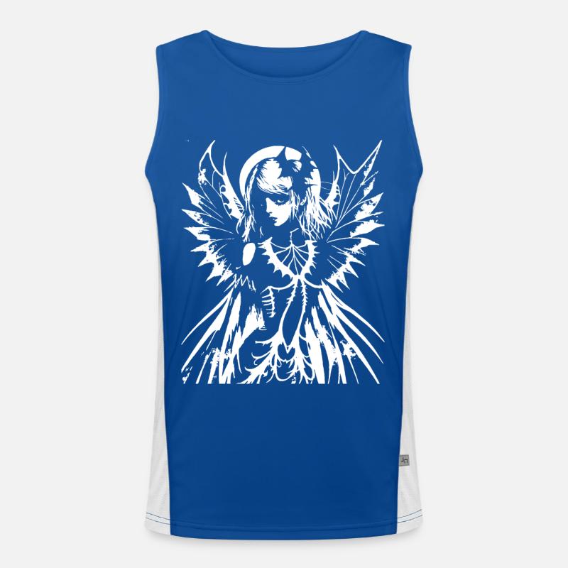 Fairycore Esthétique Squelette Fée Goth Gothique G Débardeur respirant contrasté Homme 