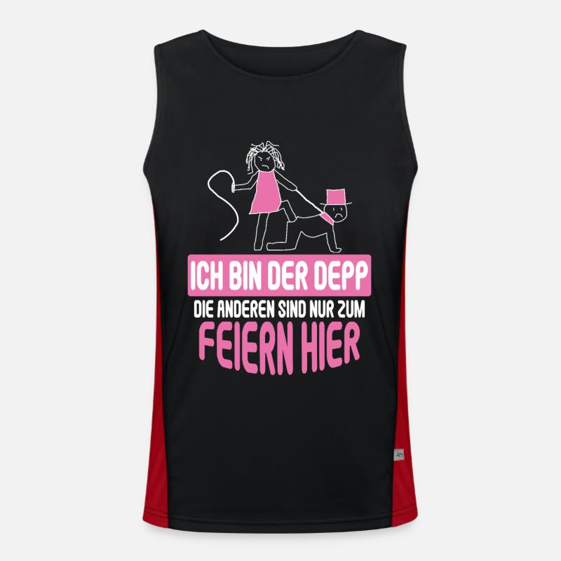 Junggesellenabschied Poltern Polterabend JGA Funktionelles Kontrast-Tank Top für Männer 