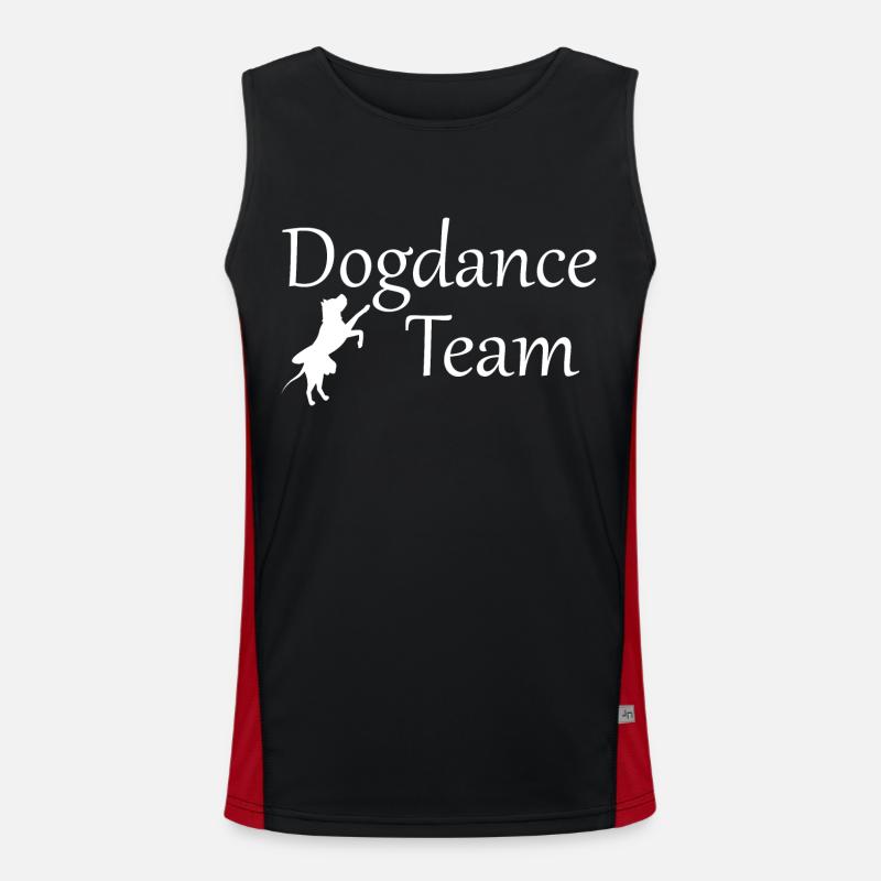 Dancing Dance Music Men's Functional Contrast Tank Top 