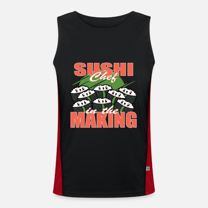 Sushi Chef en devenir Rice whisperer Débardeur respirant contrasté Homme 