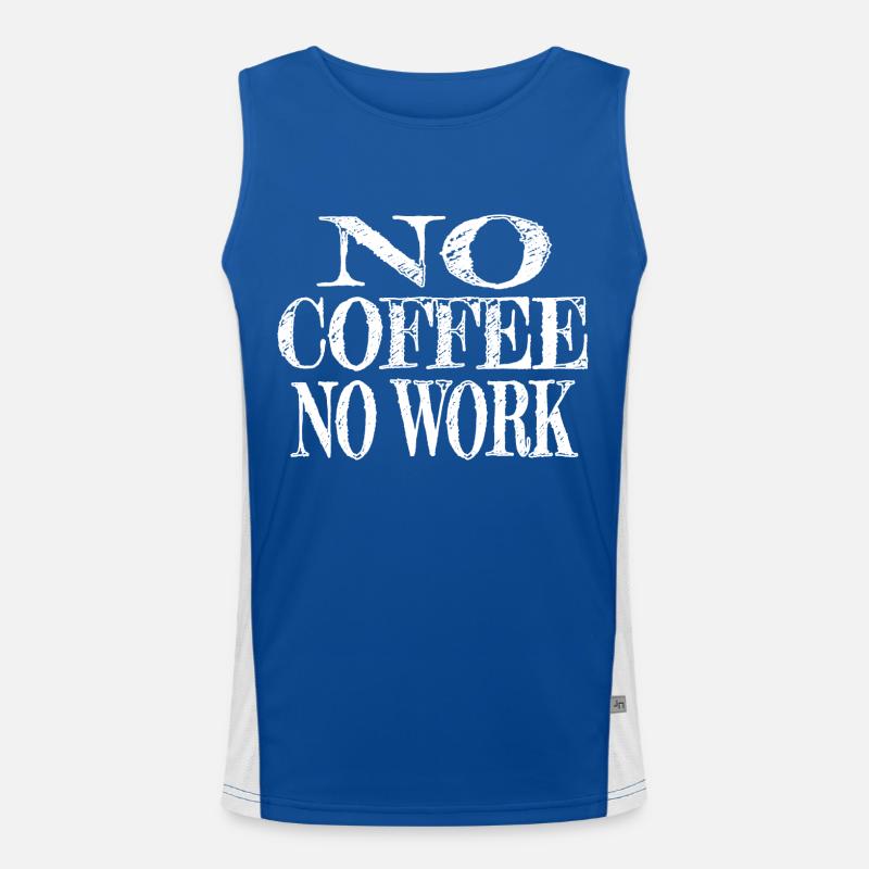 Geek Coffee Cool Idée cadeau Cadeau Débardeur respirant contrasté Homme 