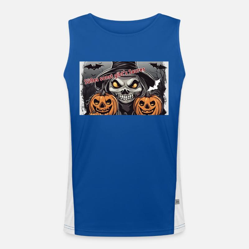 Trick, otherwise there's sour Men's Functional Contrast Tank Top 