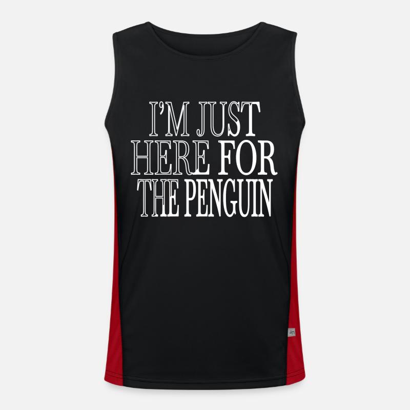 Cadeau Bday Déclaration Emperor Penguin Ice Cool Débardeur respirant contrasté Homme 