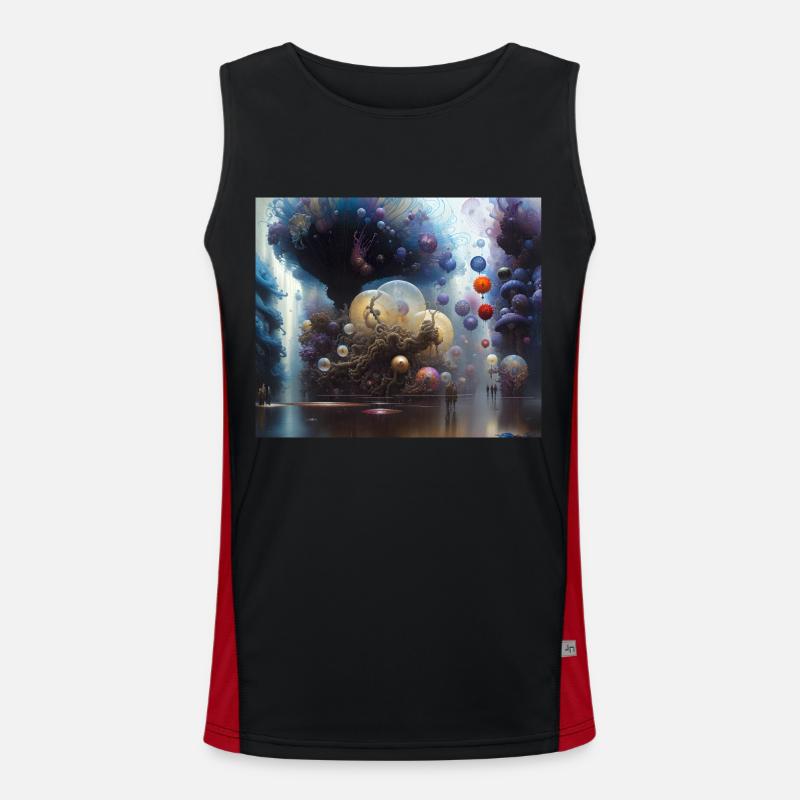 Reise mit Actarus #4 Funktionelles Kontrast-Tank Top für Männer 