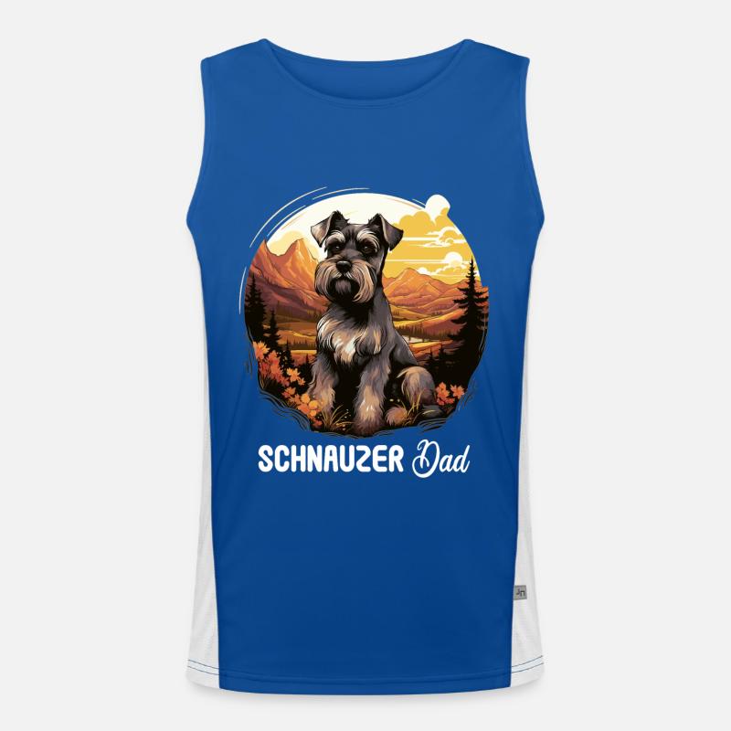 Schnauzer Men's Functional Contrast Tank Top 