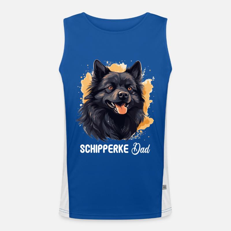 Schipperke Débardeur respirant contrasté Homme 