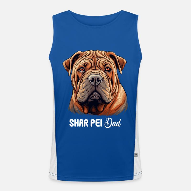 Shar Pei Débardeur respirant contrasté Homme 
