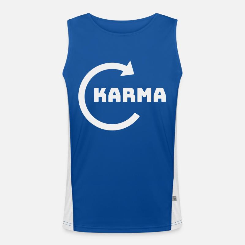 KARMA will return Men's Functional Contrast Tank Top 