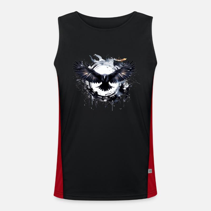 Corbeau Débardeur respirant contrasté Homme 