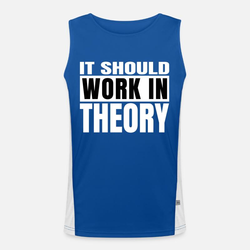 automation artificial happy awesome Funktionelles Kontrast-Tank Top für Männer 