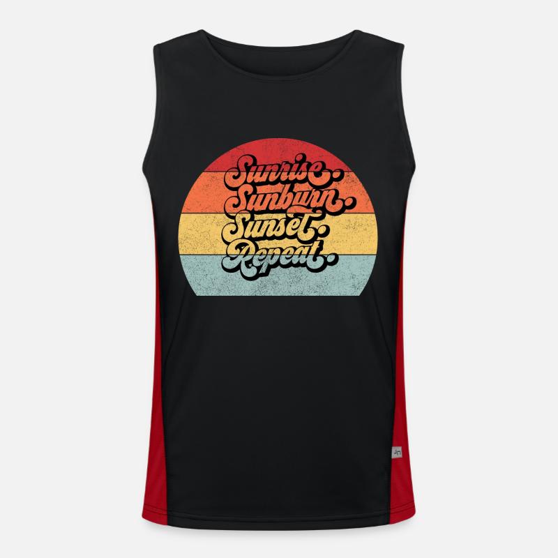 Sunrise Men's Functional Contrast Tank Top 
