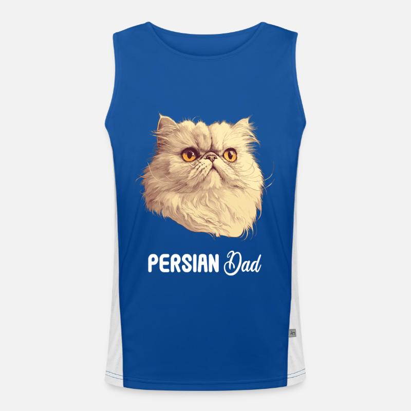 Chat persan Perserkatze Débardeur respirant contrasté Homme 
