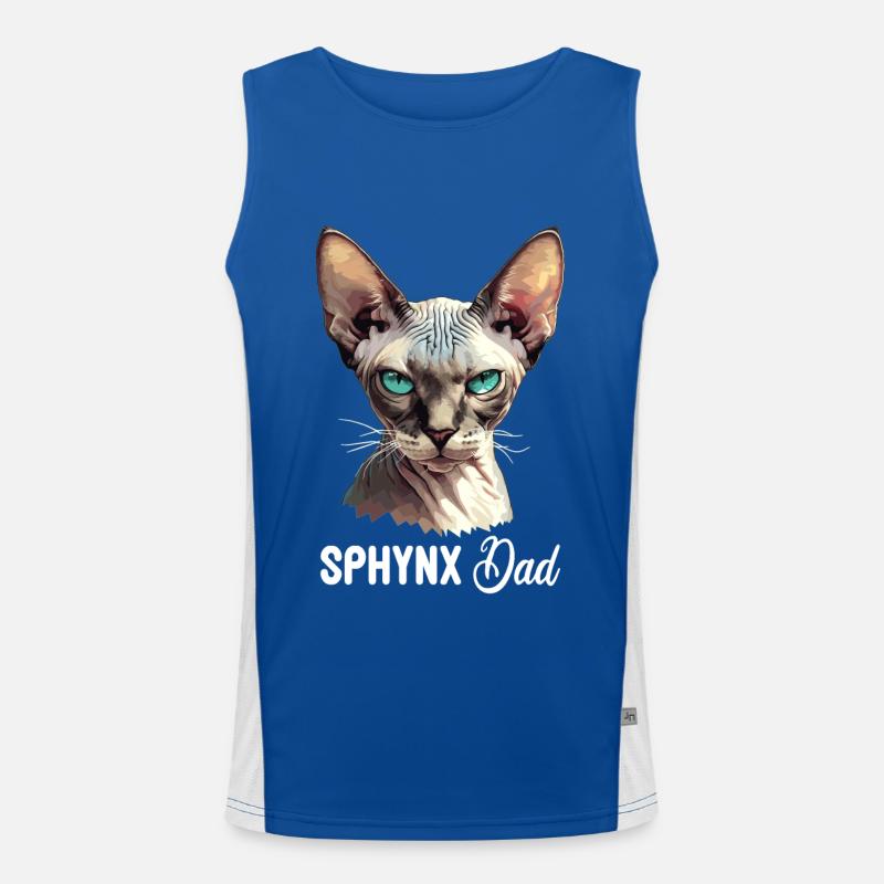 Sphynx Kitten Sphynx Cat Men's Functional Contrast Tank Top 