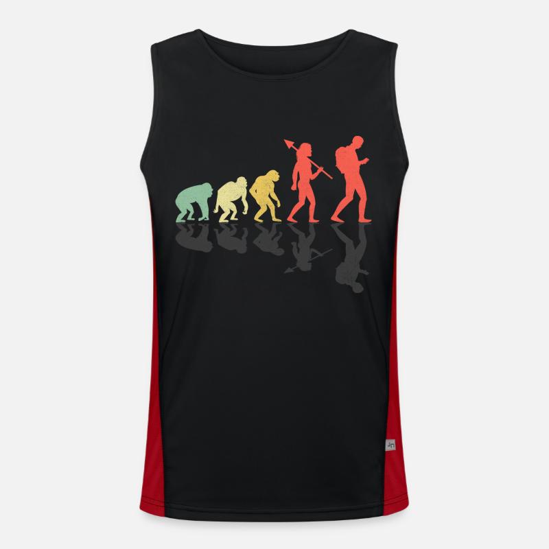 Géocaching Géocache Evolution Géocacher Géocacher Débardeur respirant contrasté Homme 