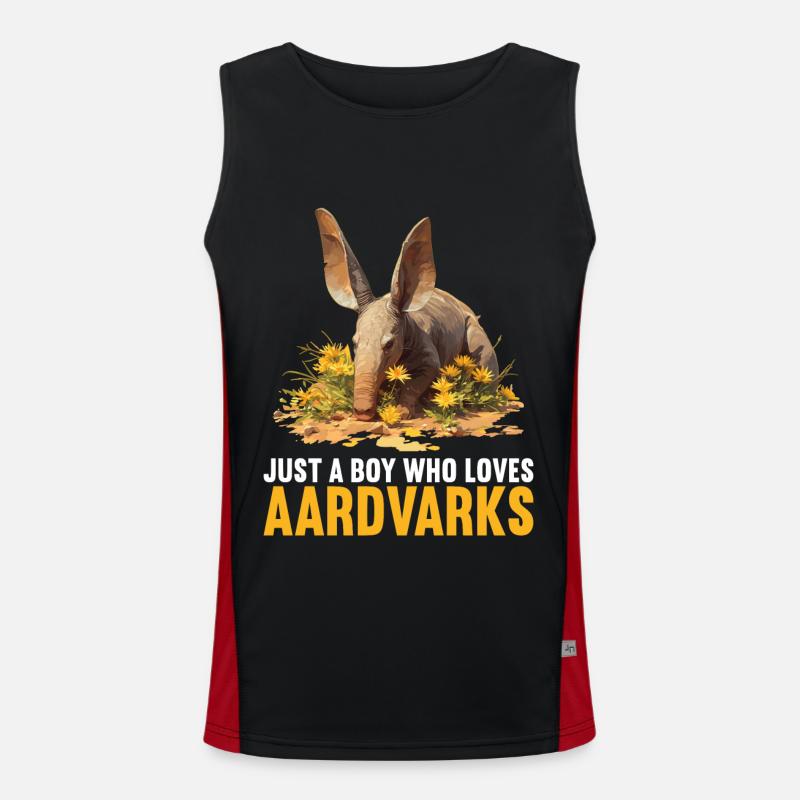 Erdferkeln Erdferkel Funktionelles Kontrast-Tank Top für Männer 