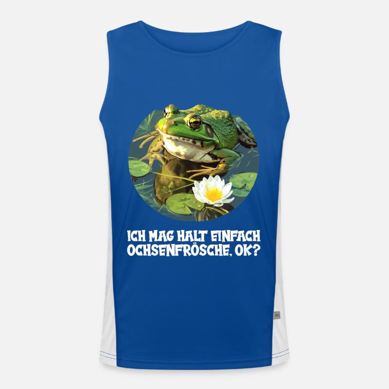 Ochsenfrösche Ochsenfrosch Funktionelles Kontrast-Tank Top für Männer 