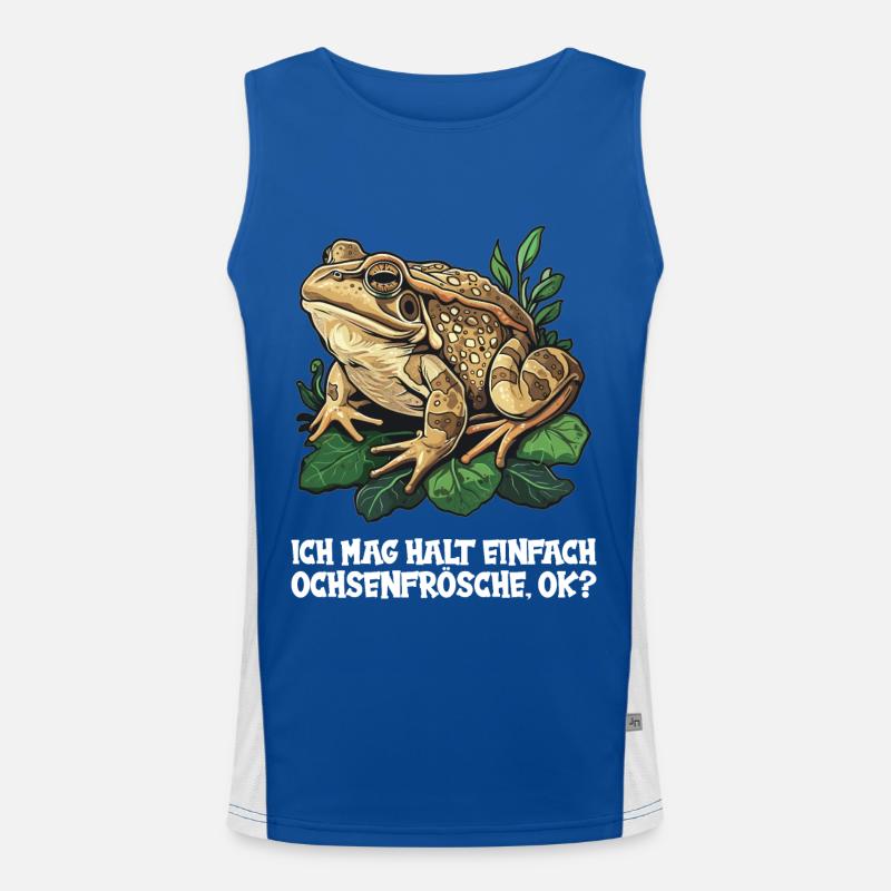 Ochsenfrösche Ochsenfrosch Funktionelles Kontrast-Tank Top für Männer 