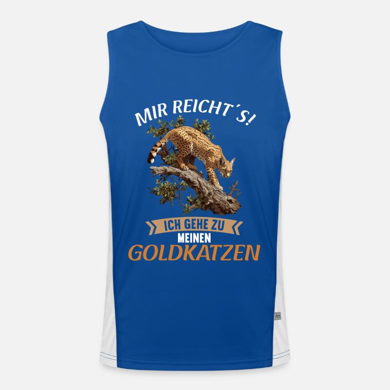 Chats dorés Chat doré Débardeur respirant contrasté Homme 