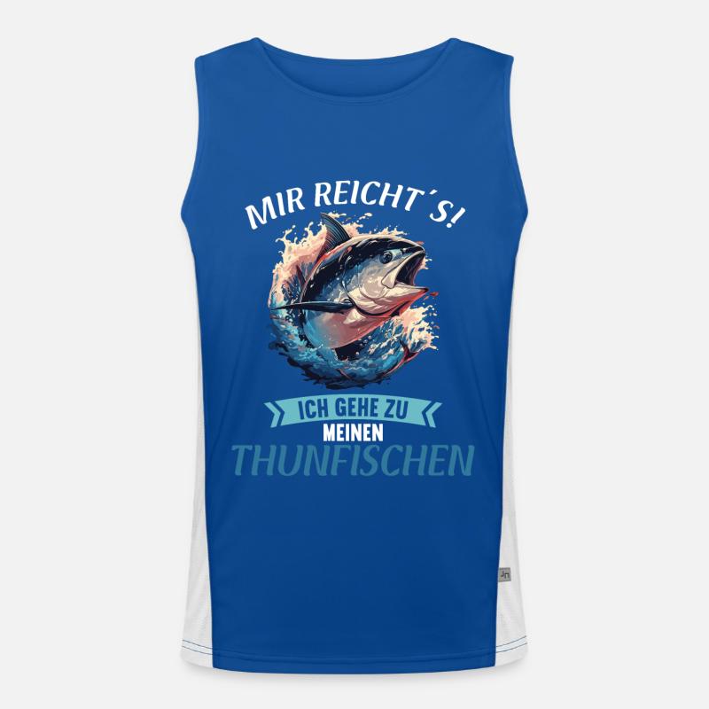 Tuna Thunfische Thunfisch Men's Functional Contrast Tank Top 