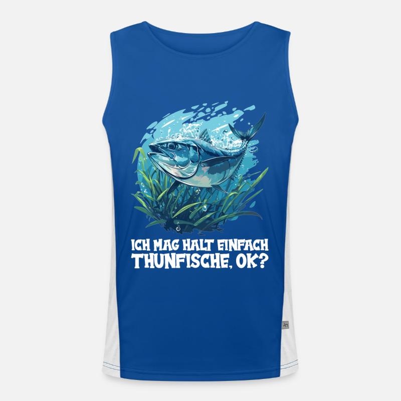 Tuna Thunfische Thunfisch Men's Functional Contrast Tank Top 