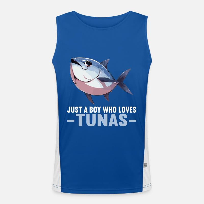 Tuna Thunfische Thunfisch Men's Functional Contrast Tank Top 