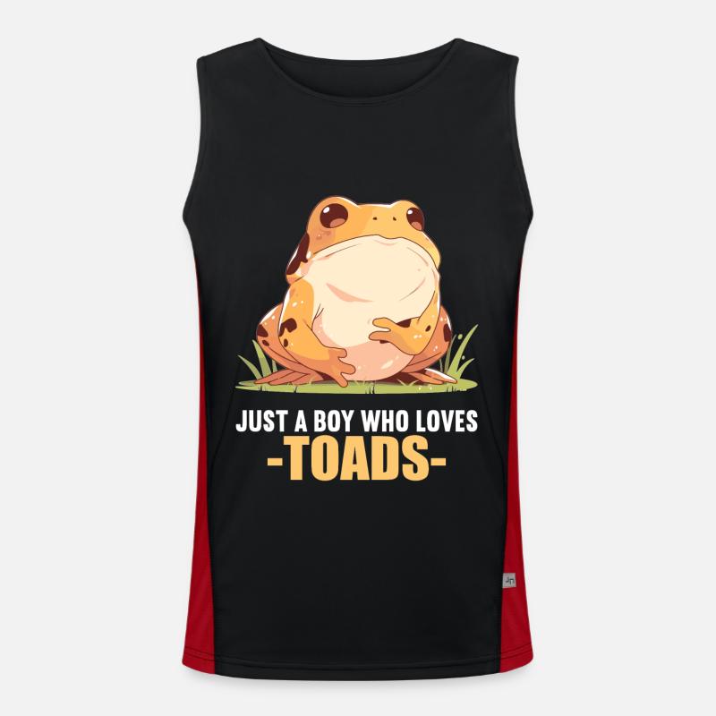 Toad Toads Toad - Men's Functional Contrast Tank Top  - black/red