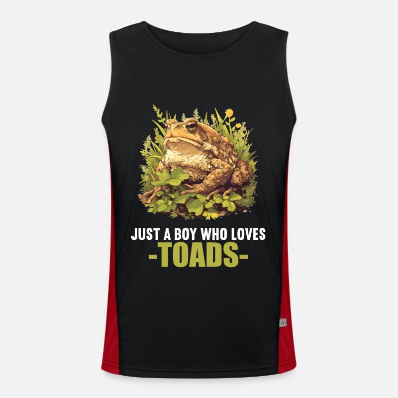 Toad Toads Toad - Men's Functional Contrast Tank Top  - black/red