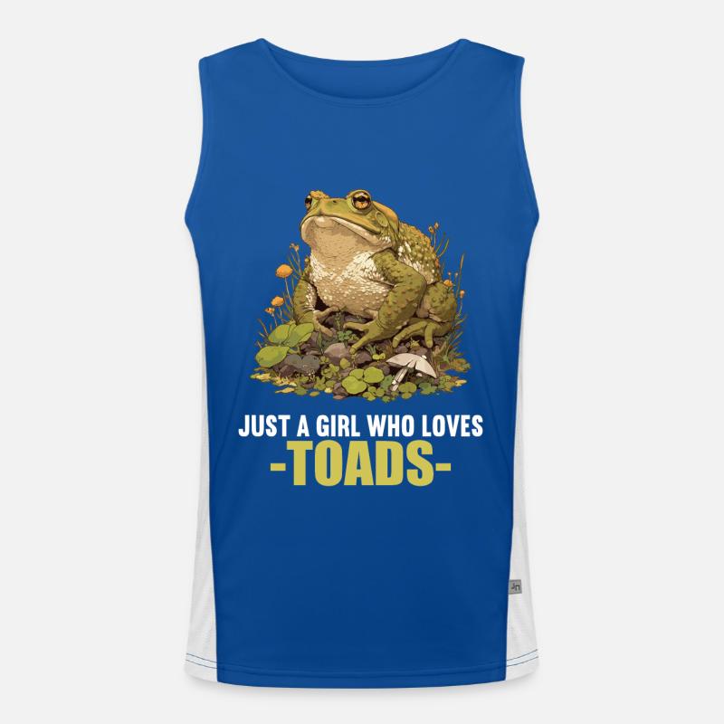 Toad Kröten Kröte Funktionelles Kontrast-Tank Top für Männer 