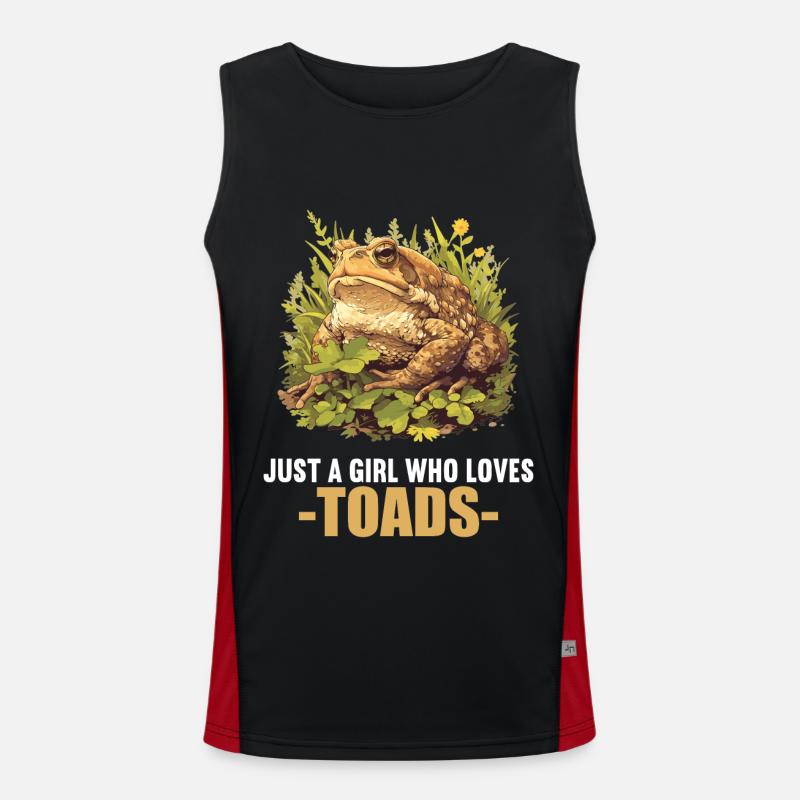 Toad Toads Toad - Men's Functional Contrast Tank Top  - black/red