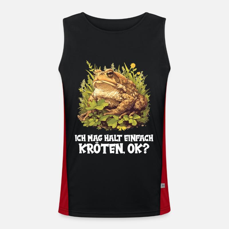 Toad Toads Toad - Men's Functional Contrast Tank Top  - black/red