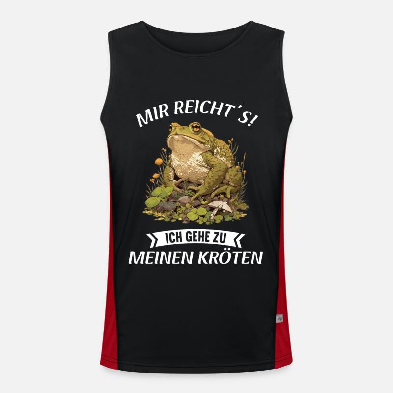Toad Toads Toad - Men's Functional Contrast Tank Top  - black/red