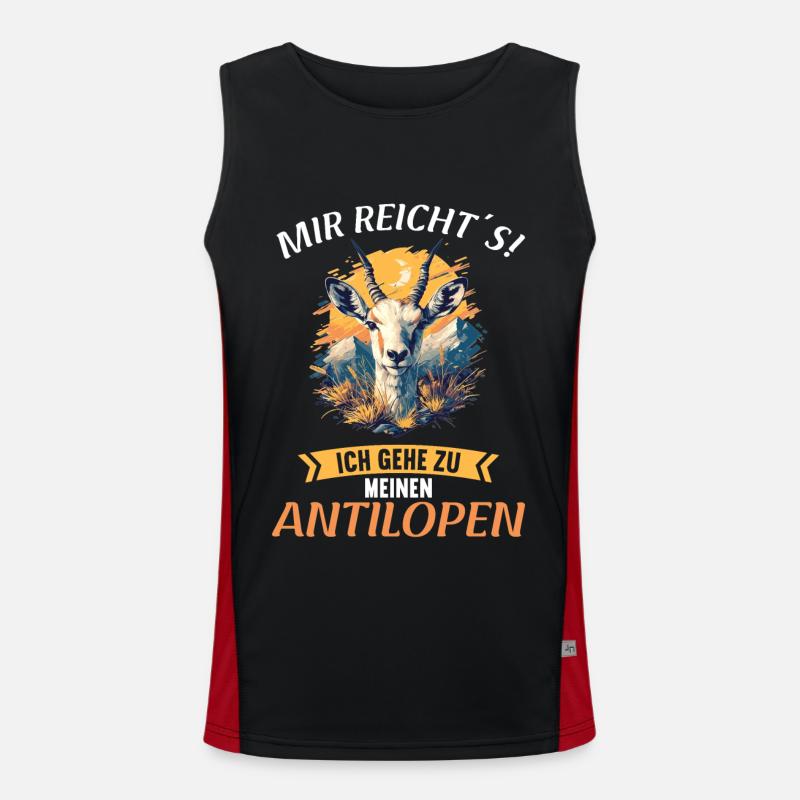 Antelope Antilopen Antilope Men's Functional Contrast Tank Top 