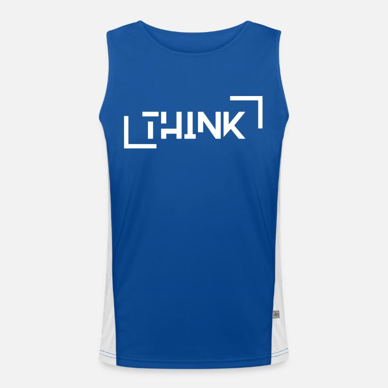 THINK Funktionelles Kontrast-Tank Top für Männer 