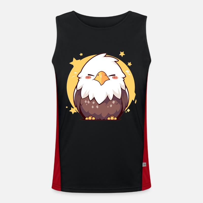 Bald Eagle Weißkopfseeadler Men's Functional Contrast Tank Top 