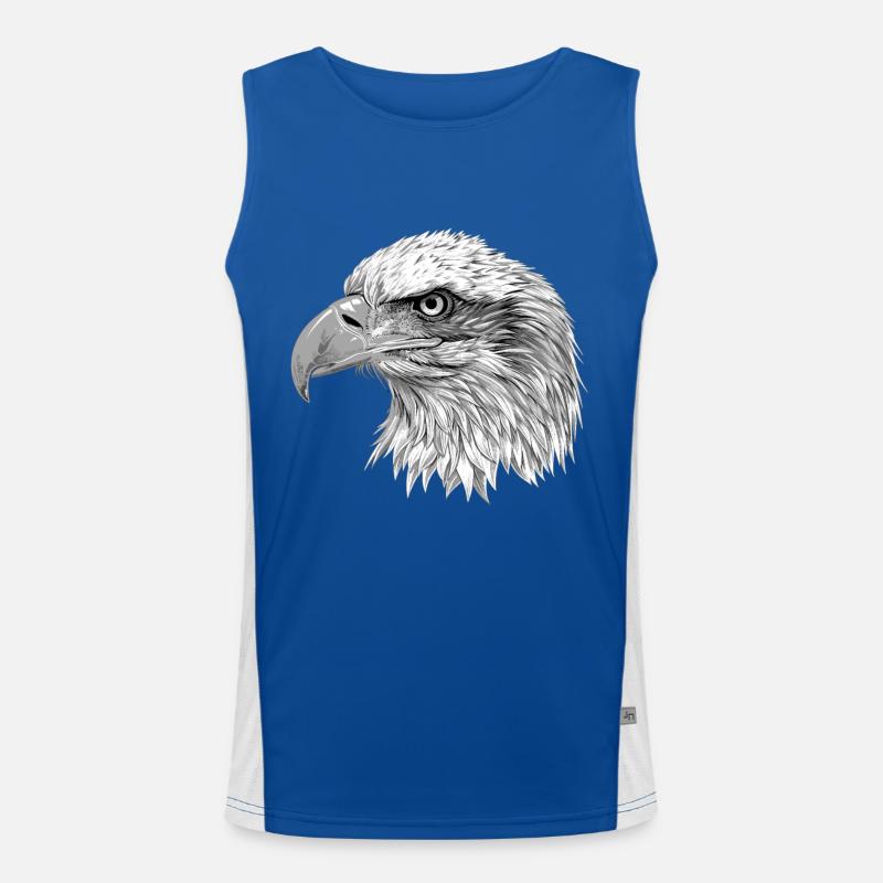 Bald Eagle Weißkopfseeadler Men's Functional Contrast Tank Top 