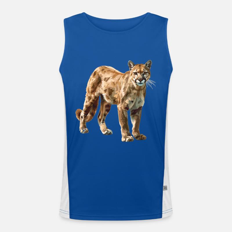 Cougar Mountain Lion Mountain Lion Men's Functional Contrast Tank Top 