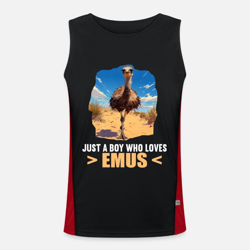 Emus Emu Men's Functional Contrast Tank Top 