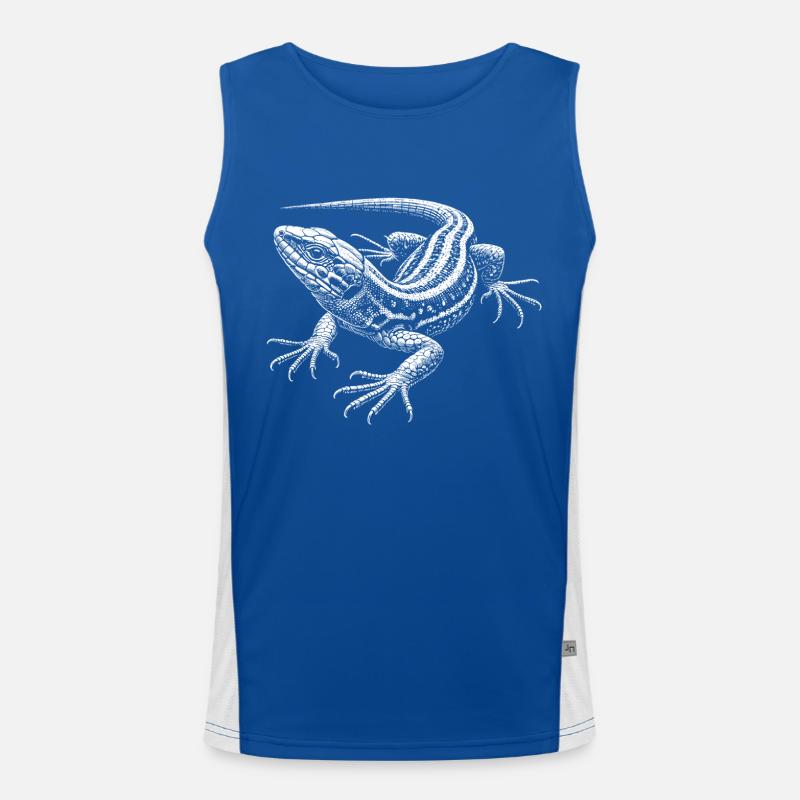 Wall lizard Men's Functional Contrast Tank Top 