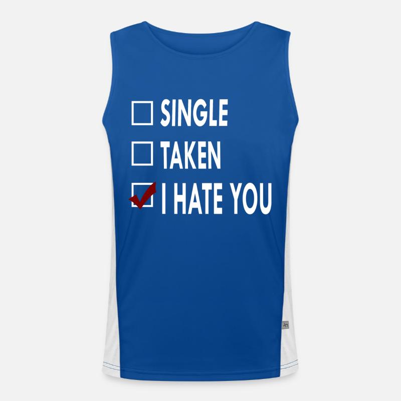 SINGLE HATE Débardeur respirant contrasté Homme 