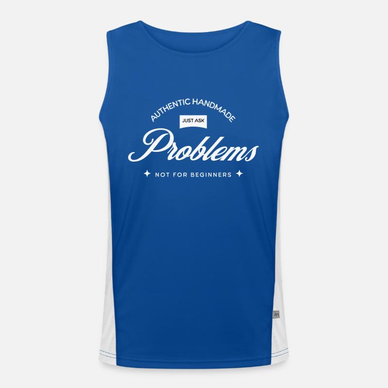 Handmade Problems – Just Ask! Men's Functional Contrast Tank Top 