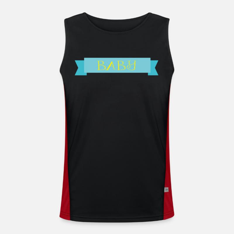 baby Funktionelles Kontrast-Tank Top für Männer 