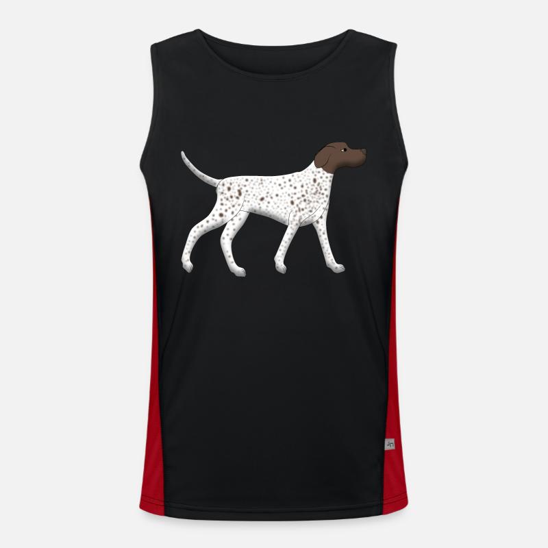 Pointer rennt Funktionelles Kontrast-Tank Top für Männer 